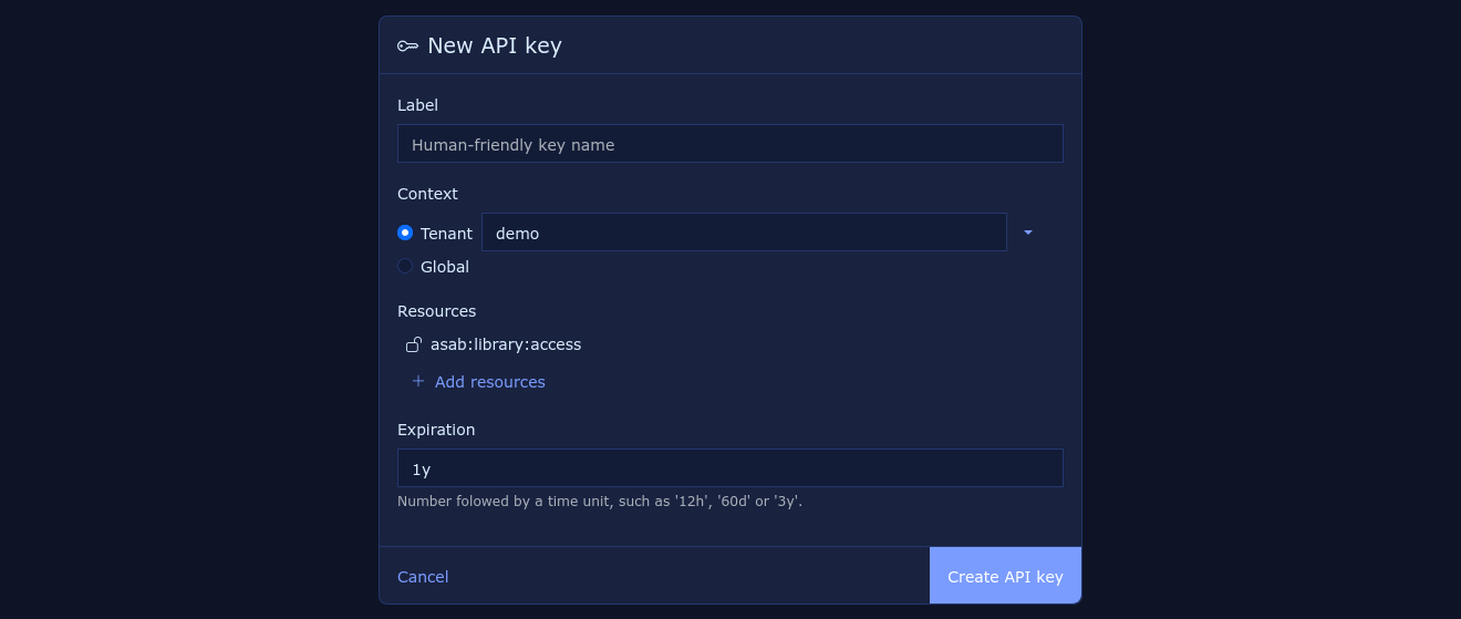 API Key Management